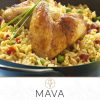 Saffron rice with chicken & peppers